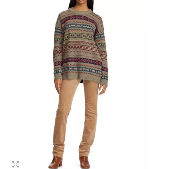 Lauren Ralph Lauren Sweaters - Lauren Ralph Lauren Fair Isle Sweater Wool Blend